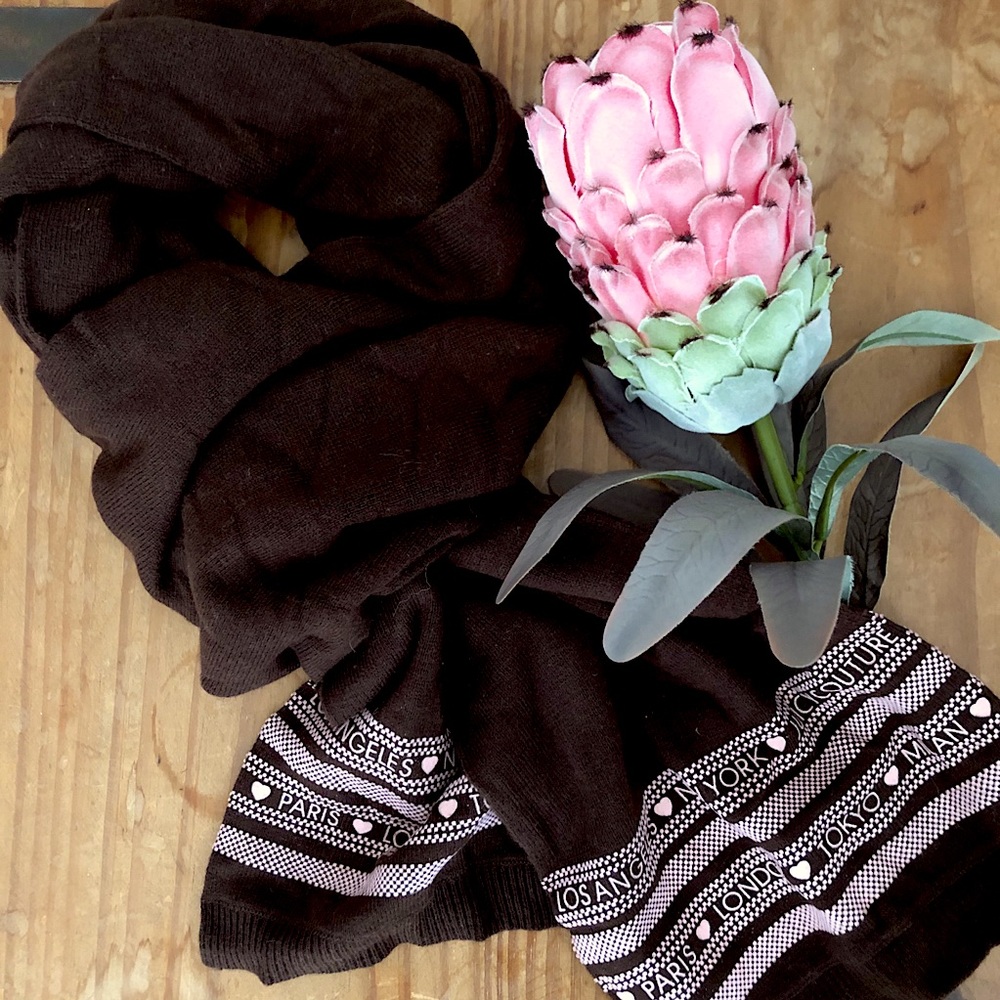 Brown Juicy Couture Scarf (Authentic) OS